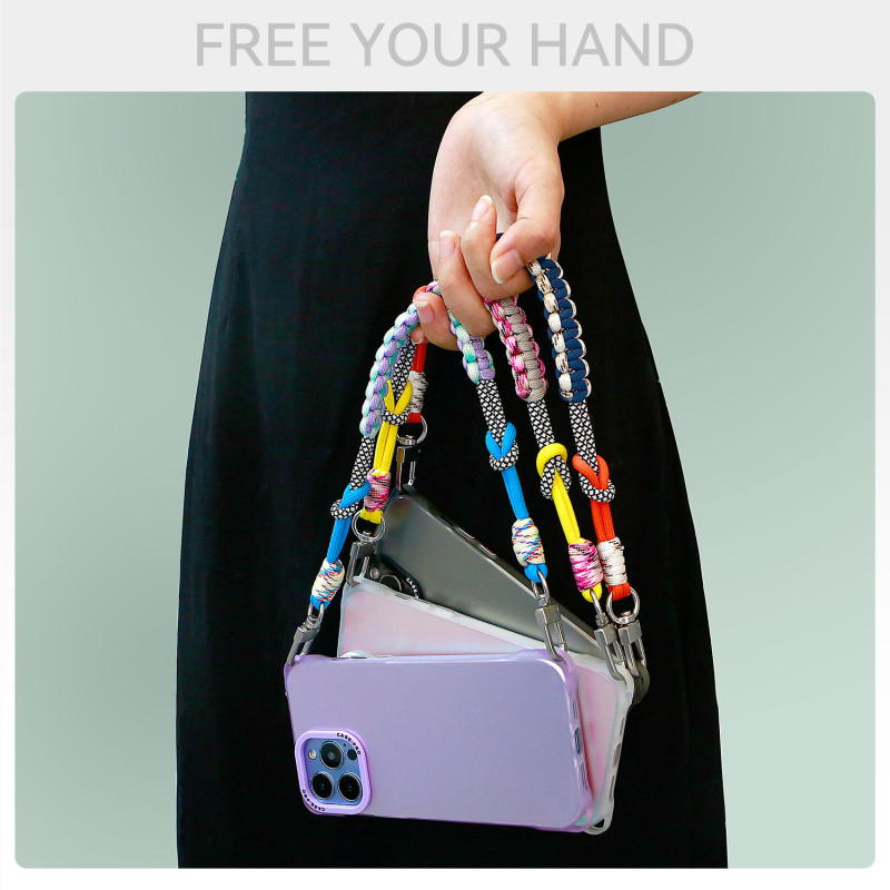 Outdoor Umbrella Rope Trendy Sports Color Universal Phone Lanyard High-Quality Design Fashionable Vibrant Phone Chain