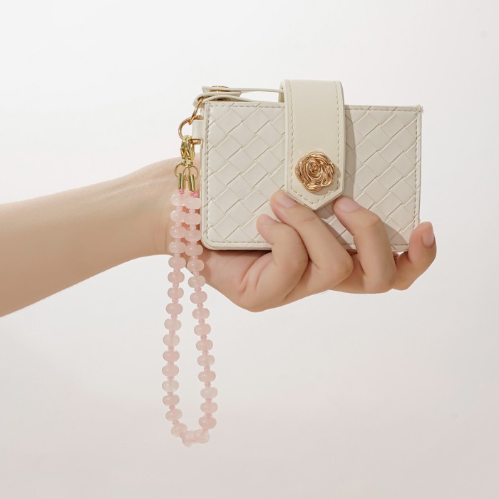DIY Personalized Creative Natural Stone Phone Chain High-End Ins Style Handmade Beaded Anti-Lost Phone Strap Wholesal...