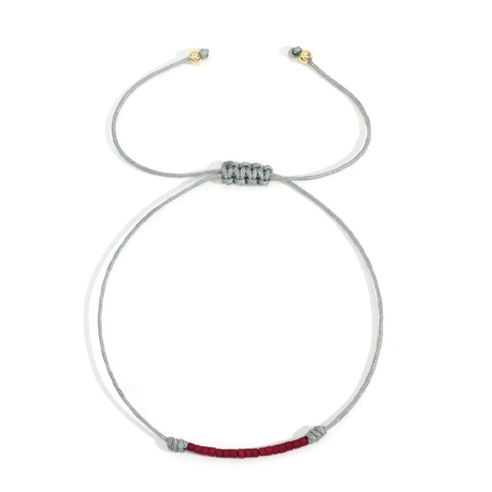 Handmade Woven Zodiac Year Red String Bracelet for Women Summer Fashion Trendy Wealth and Peace Bracelet in Stock Who...