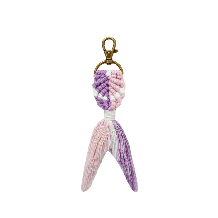 Jamie's New Bohemian Tassel Pendant Handwoven Fashion Versatile Bag Pendant Small Ornament Decoration