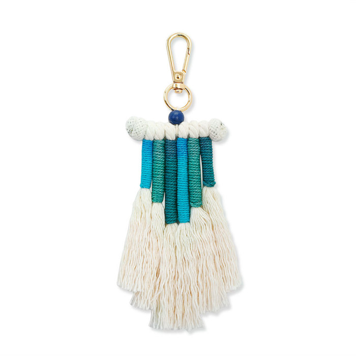 Original Personalized Rainbow Party Ghost Festival Halloween Decoration Pendant Tassel Bohemian Handmade Woven Hanging Ornament
