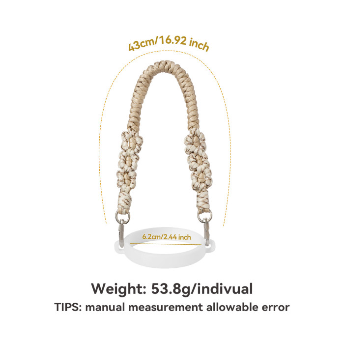 New High-Value New Year Hand-Woven Water Cup with Stanley Water Cup Accessories and Hand Strap, Jewelry