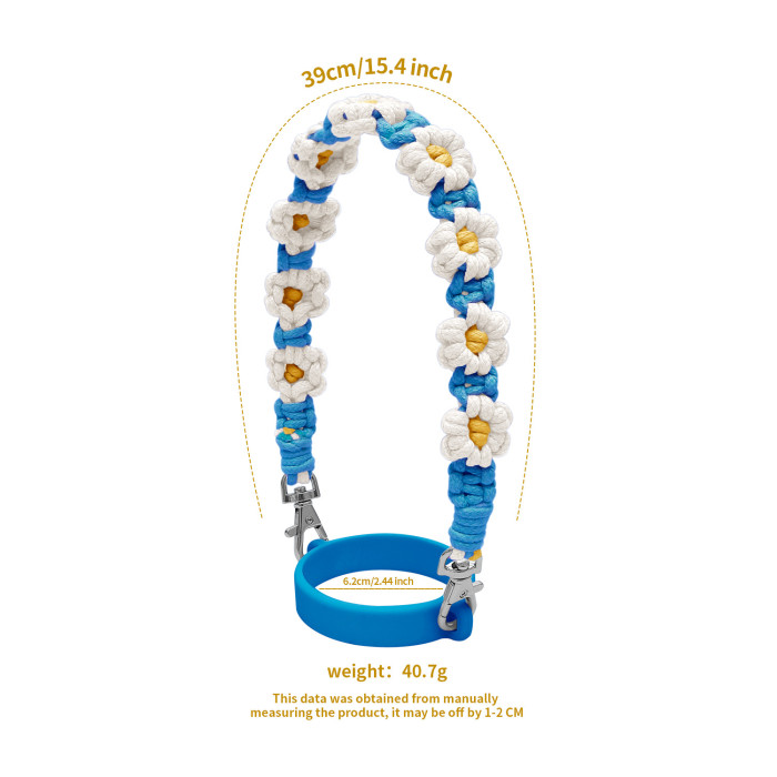 New High-Value New Year Hand-Woven Water Cup with Stanley Water Cup Accessories and Hand Strap, Jewelry