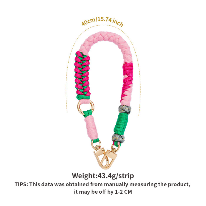 Original Dopamine Bag Handheld Strap with Lanyard Handmade Woven Style Colorful Phone Lanyard High-end Universal, Jew...