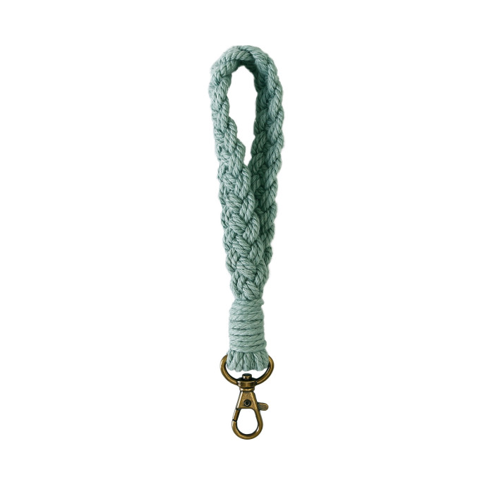 Handmade Woven Keychain Pendant Accessories Amazon DIY Cotton Rope Hanging Decoration Crochet Key Strap Hanging Rope Ornament