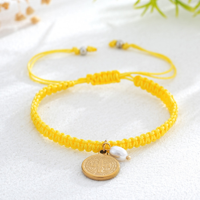 Hand-woven Friendship Rope Casual Vacation Surfing Fashion Versatile Essential Bracelet for Women New Style