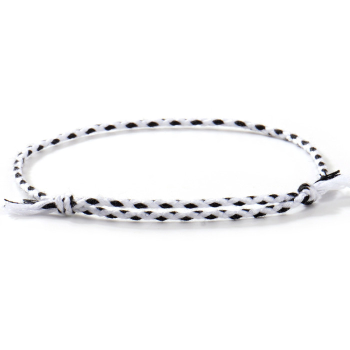 Bohemian Style Cotton Rope Woven Trendy Bracelet Hand Rope for Men and Women Summer Beach Colorful Hand-twisted Frien...