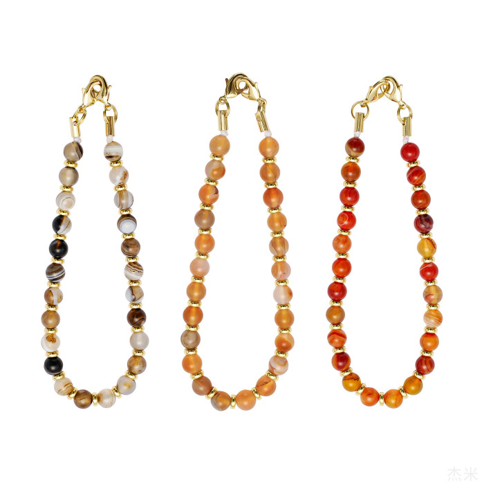 Exclusive Original Handmade Beaded Phone Chain Natural Gemstone Phone Strap High-End Fashion Phone Lanyard, Necklaces