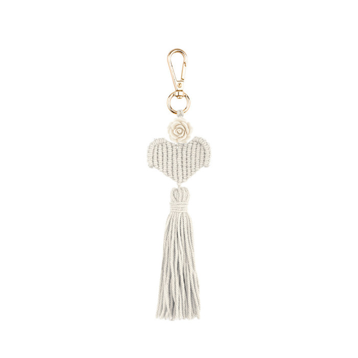 Jamie's New Bohemian Tassel Pendant Handwoven Fashion Versatile Bag Pendant Small Ornament Decoration