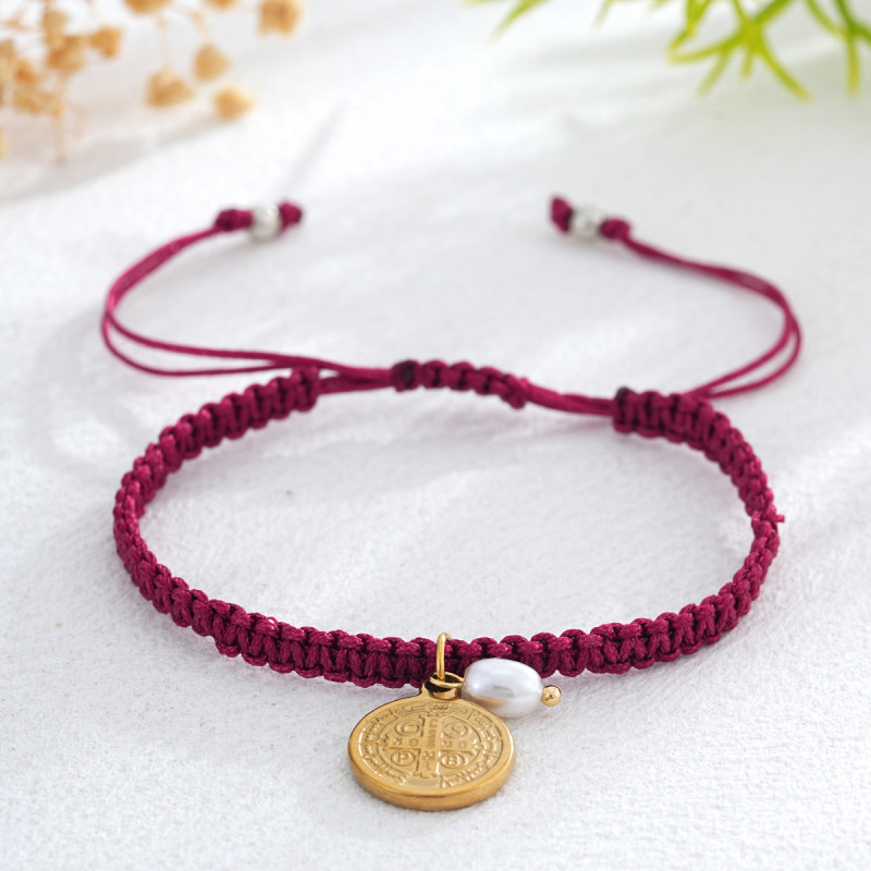 Hand-woven Friendship Rope Casual Vacation Surfing Fashion Versatile Essential Bracelet for Women Cross-border European and American New Style