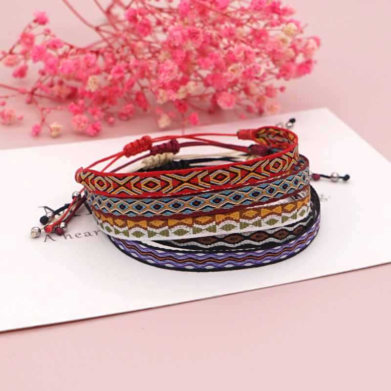 Bohemian Ethnic Style Cross-Border Source Accessories Nepal Style European and American Fashion Versatile Retro Woven Bracelet