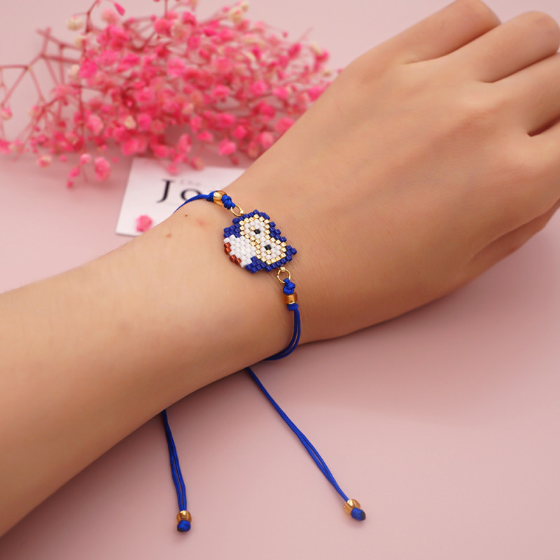 Original Design Bohemian Seed Bead Woven Bracelet Elegant Jewelry Owl Accessories Cute for Best Friends