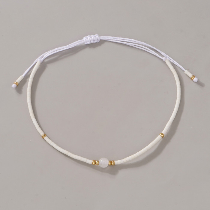 Summer Simple New Bohemian Style Hand Jewelry Colorful Light Luxury Xiaomi Beads Niche Women's Bracelet Beaded Wholesale