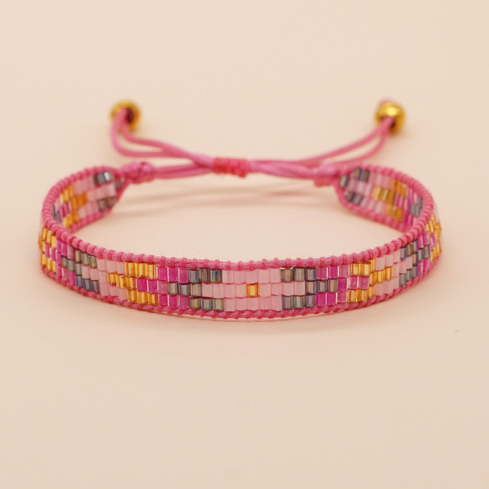 New Bohemian Ethnic Style Bracelet Japanese Rice Beads Handwoven Arrow Unisex Bracelet