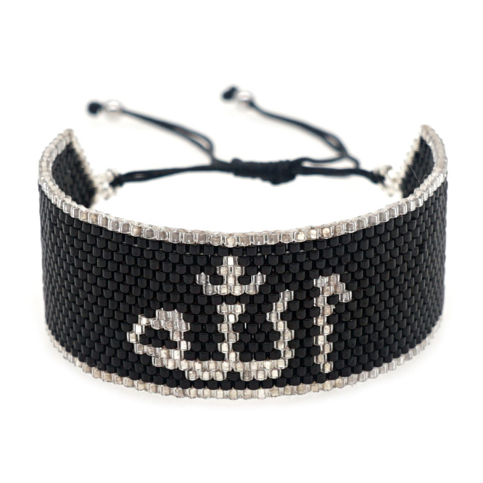 Hot-Selling Fashion Simple Bohemian Miyuki Bead Hand-Woven Chain Tassel Bracelet, Necklaces