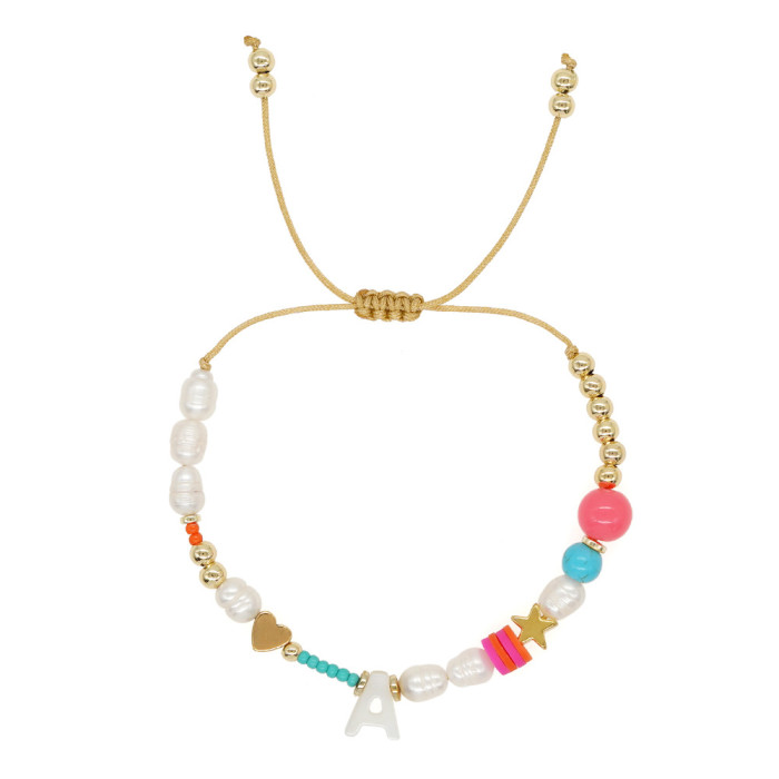 Light Luxury High-End Pearl Bracelet for Women, Summer Fashion Trend, Rice Bead Woven Beaded Jewelry, Direct From Man...