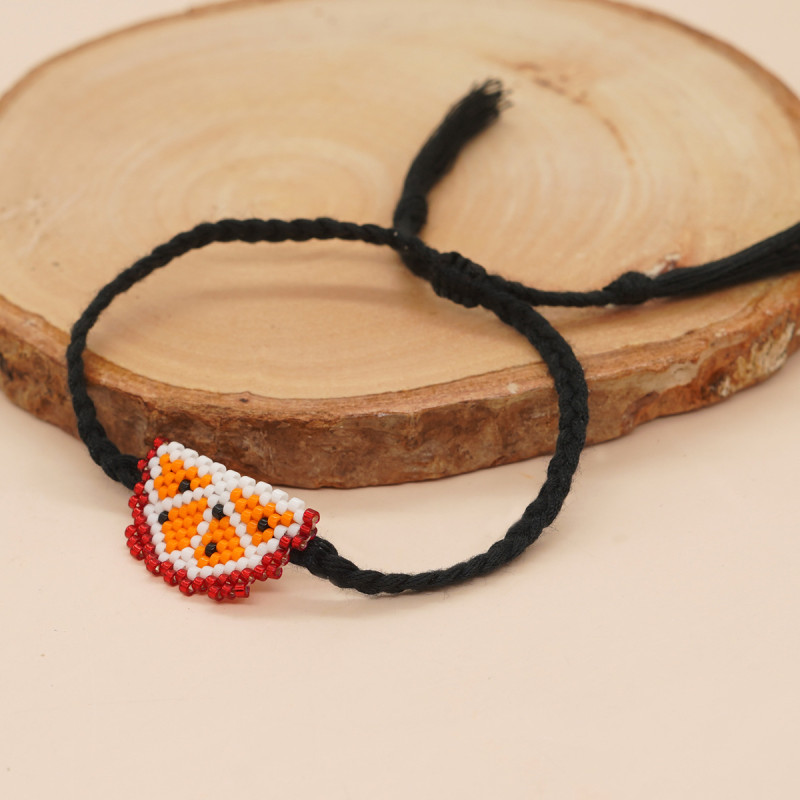 Cross-Border New Fruit Miyuki Bracelet Ethnic Style Evil Eye Antique Bead Woven Miyuki Bracelet
