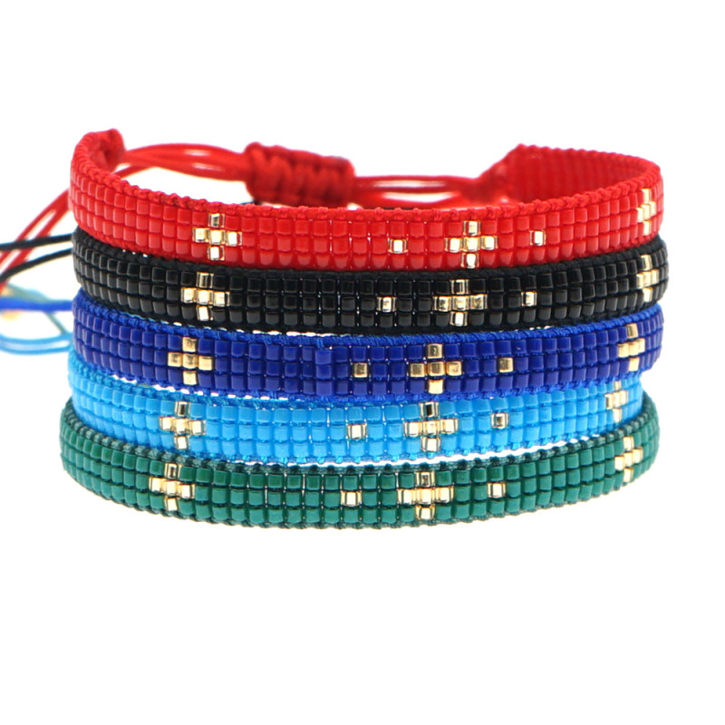Personalized Bracelet Miyuki Beads Handmade Woven Unisex Bracelet New Cross-Border Bohemian Ethnic Style
