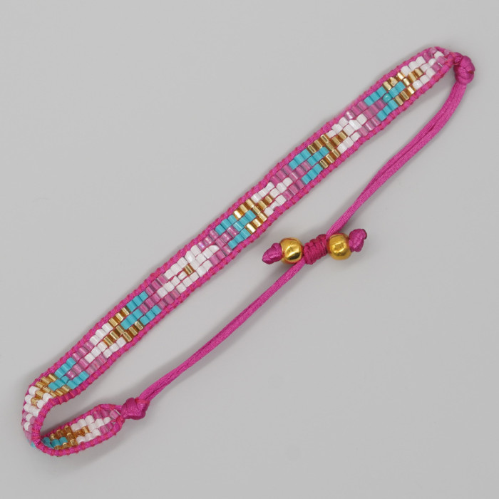 New Bohemian Ethnic Style Bracelet Japanese Rice Beads Handwoven Arrow Unisex Bracelet
