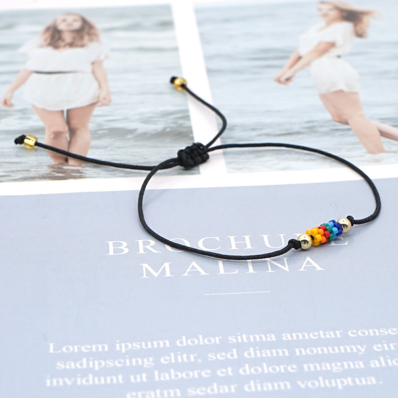 European and American Style Shell Butterfly Round Beads Star Creative Beaded Jewelry Cross-Border Colorful Multi-Style Rice Bead Bracelet Hand Rope