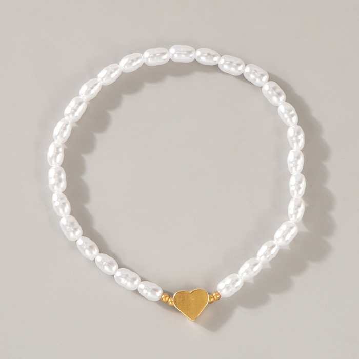 Light Luxury High-End Pearl Bracelet for Women, Summer Fashion Trend, Rice Bead Woven Beaded Jewelry, Direct From Man...