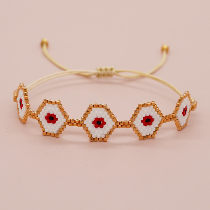 Ethnic Style Handmade Miyuki Bead Bracelet New Model 11 Rows 5 Eyes Miyuki Bead Woven Bracelet