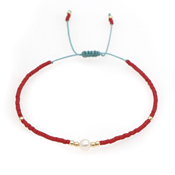 Summer Simple New Bohemian Style Hand Jewelry Colorful Light Luxury Xiaomi Beads Niche Women's Bracelet Beaded Wholesale