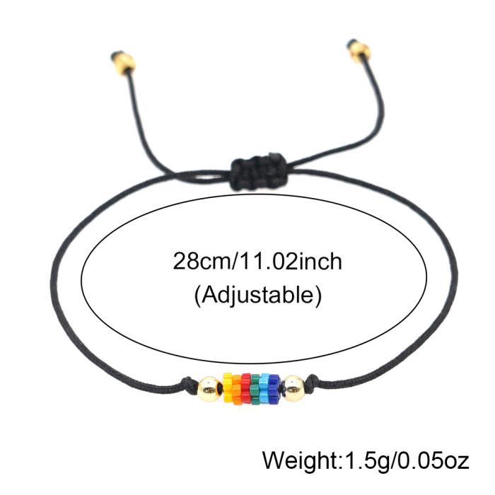 European and American Style Shell Butterfly Round Beads Star Creative Beaded Jewelry Cross-Border Colorful Multi-Style Rice Bead Bracelet Hand Rope