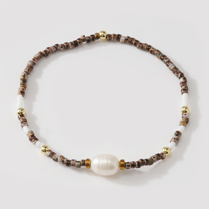 Summer Simple New Bohemian Style Hand Jewelry Colorful Light Luxury Xiaomi Beads Niche Women's Bracelet Beaded Wholesale