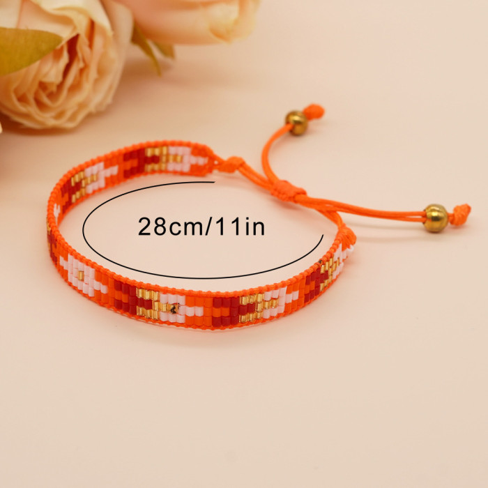 New Bohemian Ethnic Style Bracelet Japanese Rice Beads Handwoven Arrow Unisex Bracelet