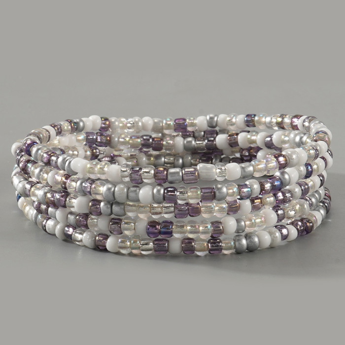 Bohemian Style Colorful Rice Bead Multi-layer Bracelet Handmade Stringed Colorful Round Beads Jewelry Wholesale