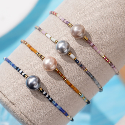 INS Gradient Retro Style Bracelet Niche Girlfriends Same Style Miyuki Seed Bead Weaving
