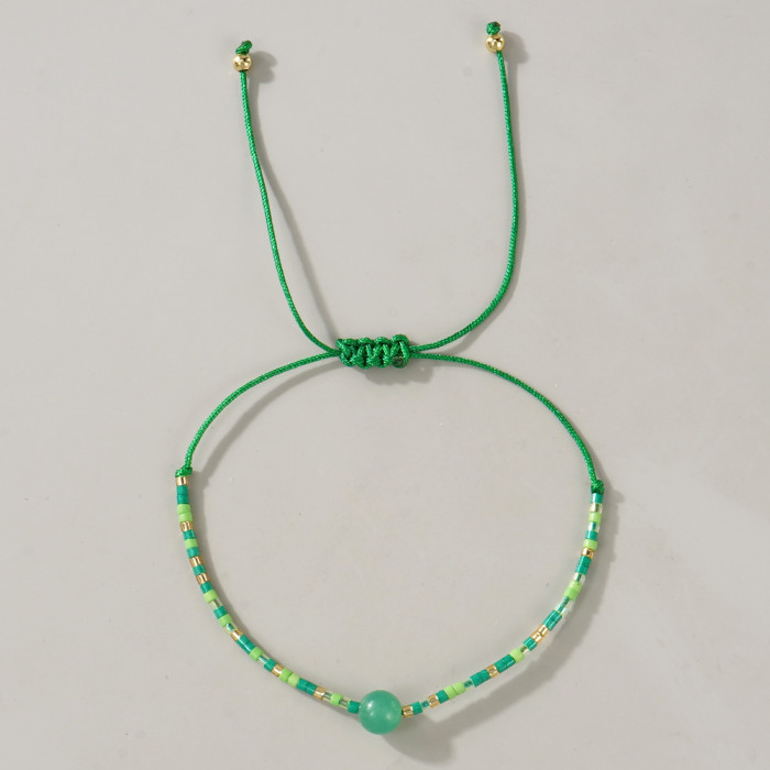 Hot-Selling Rice Bead Bracelets Couple Versatile Men and Women Bracelet Gift Box High-End Bracelet Rope Factory Whole...