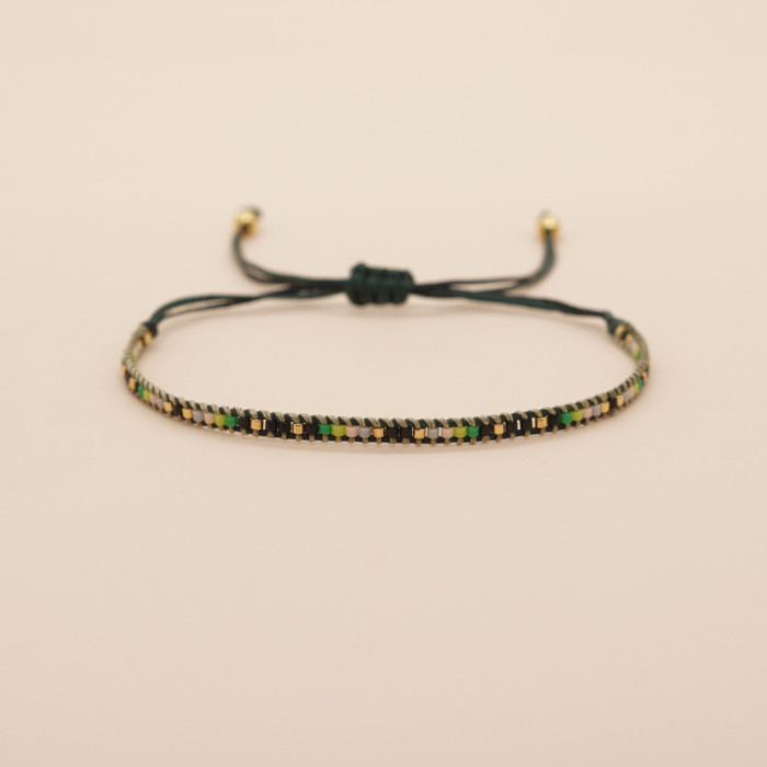 New Style Rice Bead Woven Bracelet Bohemian Colorful Woven Bracelet Handmade Woven Bracelet