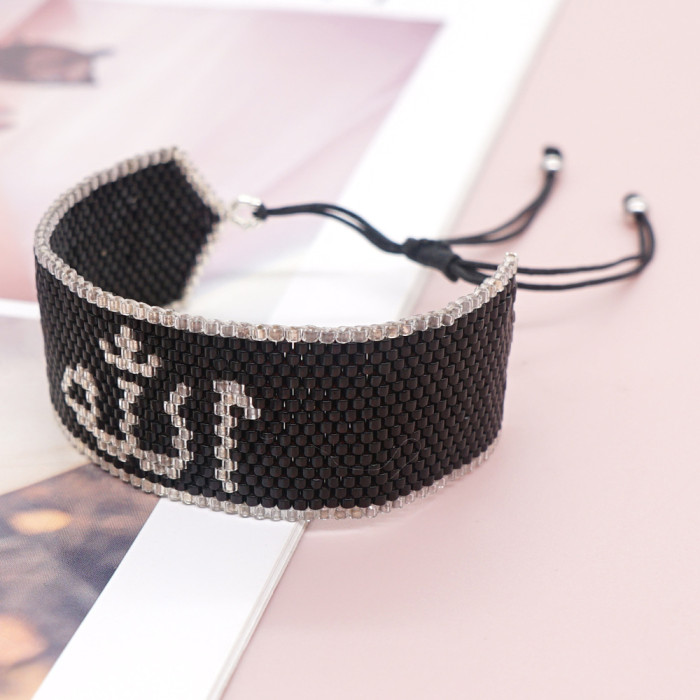 Hot-Selling Fashion Simple Bohemian Miyuki Bead Hand-Woven Chain Tassel Bracelet, Necklaces