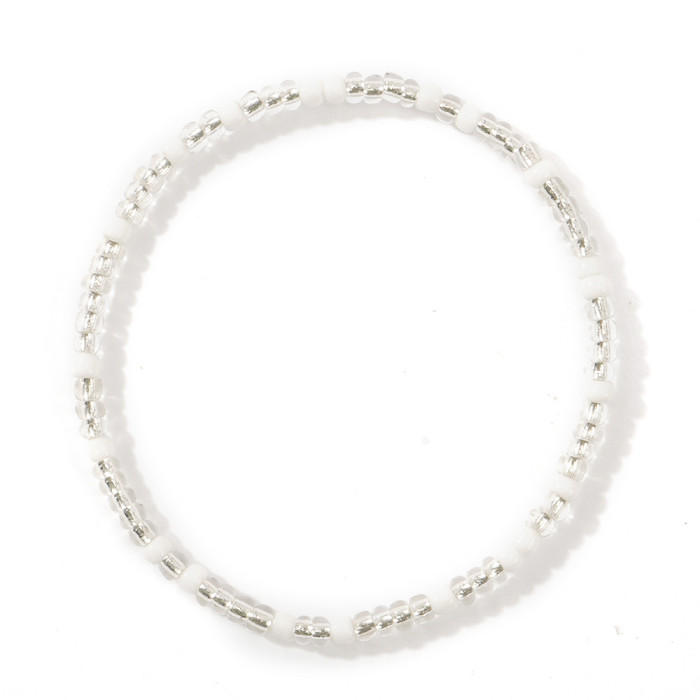 Hot-Selling Bohemian Colorful Rice Bead Elastic Cord Bracelet Beaded Personality Versatile INS Beaded Bracelet Rope