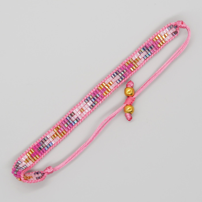 New Bohemian Ethnic Style Bracelet Japanese Rice Beads Handwoven Arrow Unisex Bracelet
