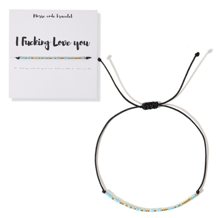 Amazon Colorful Flower Rice Beads Friendship Couple Evil Eye Handmade Bracelet Bowknot Cross Bracelet