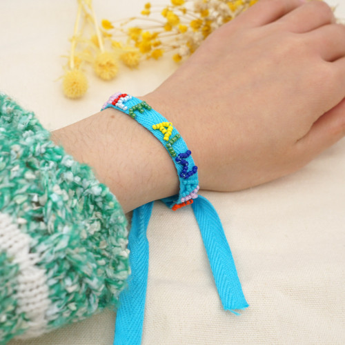 Customized Alphabet Combination Bracelet Polyester Woven Miyuki Beads Friendship Couple Inspirational Bracelet