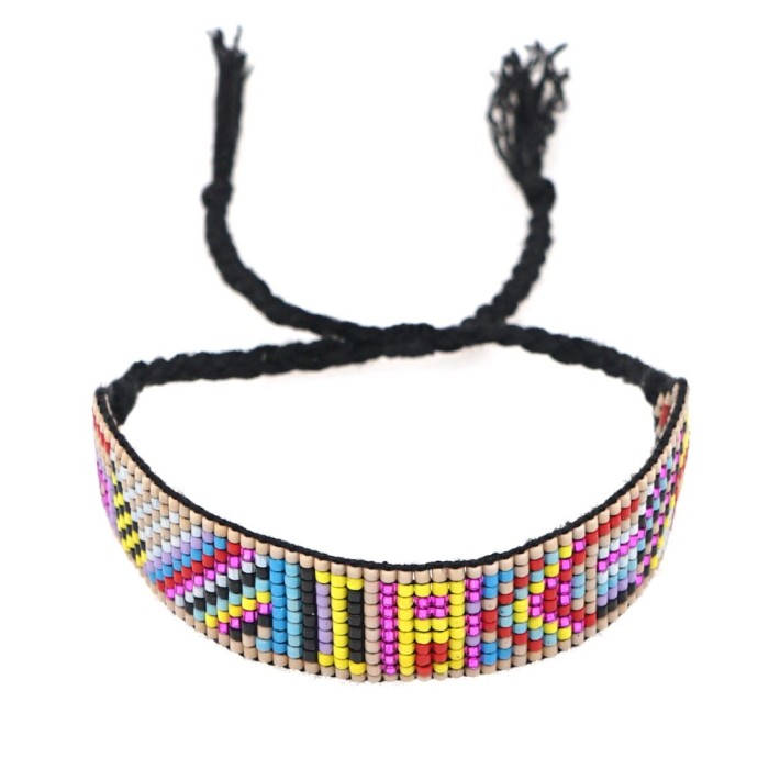 Handmade Woven Rice Bead Bracelet Simple Adjustable Lucky Bracelet Trendy Jewelry Wristband Versatile Hand Accessory