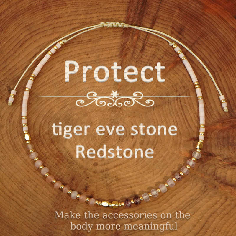 Cross-Border Simple Fashion Rice Bead Handmade Woven Friendship Bracelet Women's Small Bracelet Semi-Precious Stone