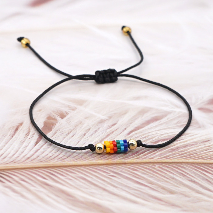 European and American Style Shell Butterfly Round Beads Star Creative Beaded Jewelry Cross-Border Colorful Multi-Style Rice Bead Bracelet Hand Rope