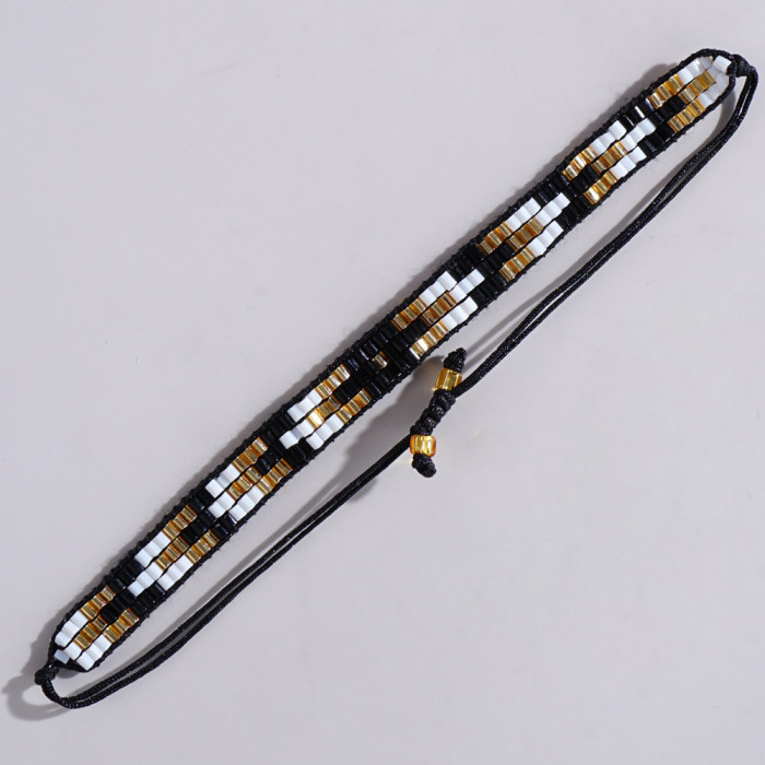 New Bohemian Ethnic Style Bracelet Japanese Rice Beads Handwoven Arrow Unisex Bracelet