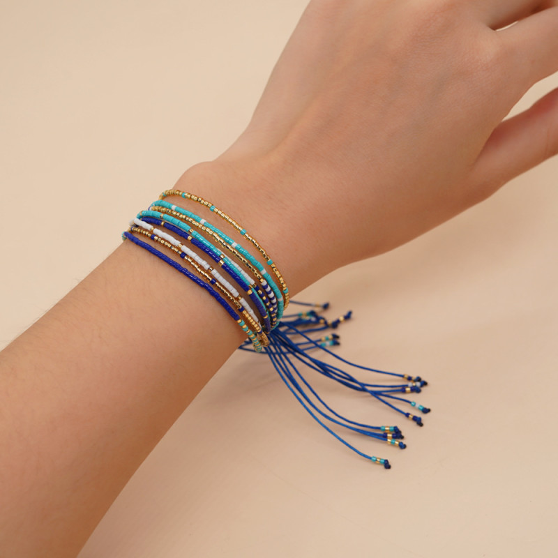 Cross-Border Original Design Bohemian Style Miyuki Seed Bead Bracelet for Women Small Cute Fashion Niche Handmade