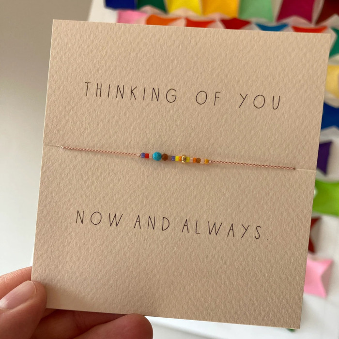 Amazon Colorful Flower Rice Beads Friendship Couple Evil Eye Handmade Bracelet Bowknot Cross Bracelet