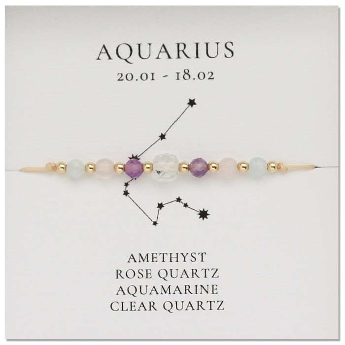 Cross-Border Twelve Constellations Natural Stone Bracelet Creative Jewelry Couple Gift Hand Accessories Non-Fading Night Market Stall Bracelet