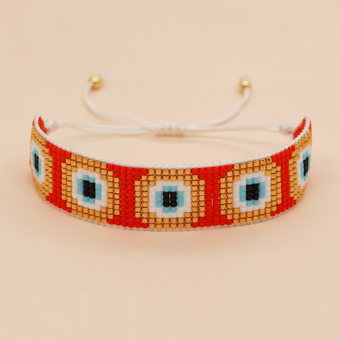 Hand-woven Pearl Bracelet AliExpress Hot-selling Round Devil's Eye Miyuki Bracelet Set New Model