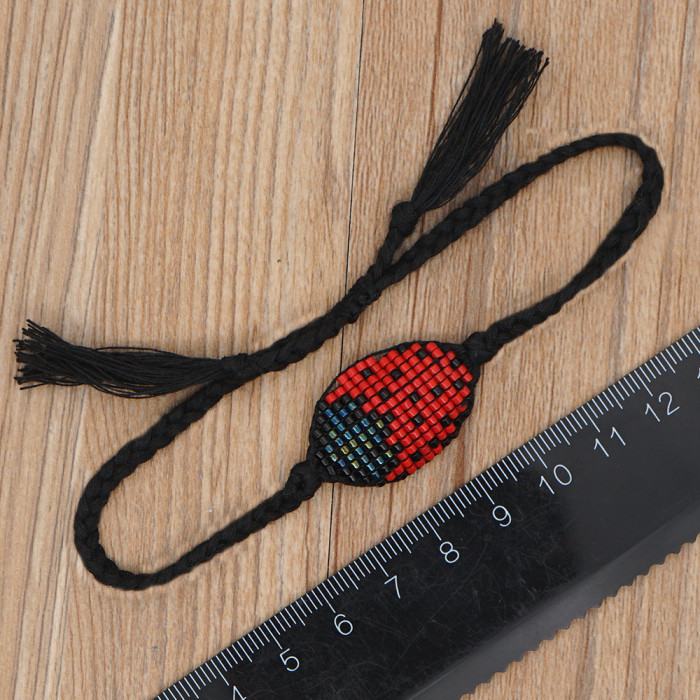 Factory Direct Tzitzit Bracelet Cotton Rope Handmade Knotting Woven Religious Bracelet Rope Rope Weaving Accessories