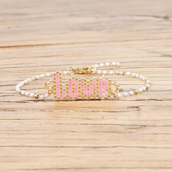 Micro Pave Zircon Bracelet MAMA Style Bracelet Push-Pull Adjustable Bracelet Micro Pave Pull Bracelet Multi-Bead Chain