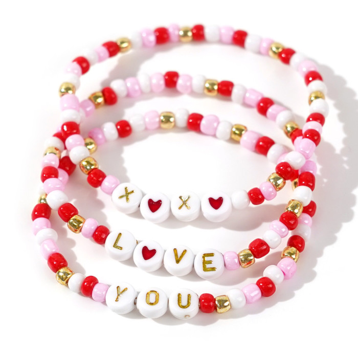 Cross-Border Hot-Selling Devil's Eye Crystal Bead Bracelet Couple Friendship Good Luck Hand String Handmade Adjustable Bracelet